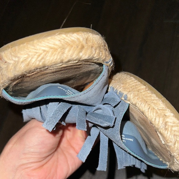 Karl Lagerfeld Blue Suede Women's espadrille Sandals - Picture 7 of 10